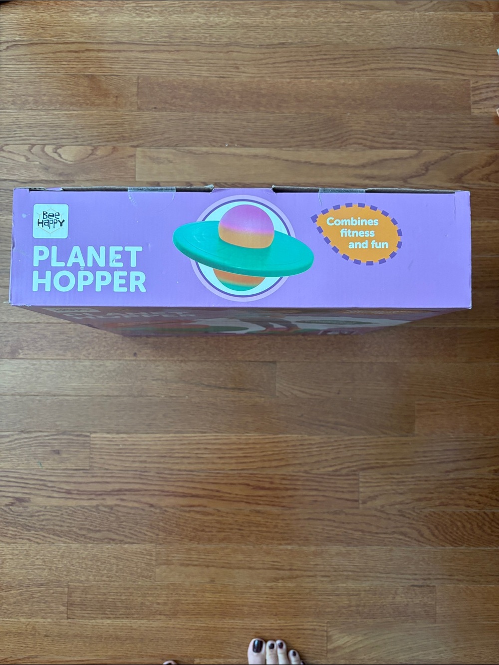New in box- Planet Hopper Balance Trainer - Green with Pink & Orange Dome - Picture 5 of 6